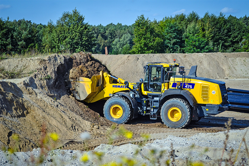 Komatsu WA475-11 følger i slipstrømmen af WA485-11 med forventet ankomst til Scantruck i løbet af sommeren.