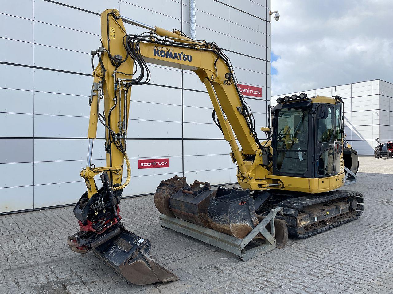 Komatsu PC88MR-10 med Topcon